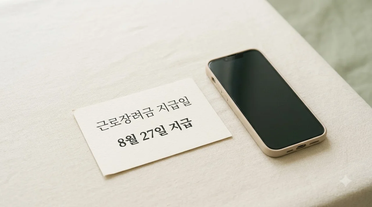근로장려금 지급일 2026년 8월 27일 확정! 조회 방법과 계좌 입금 시간
