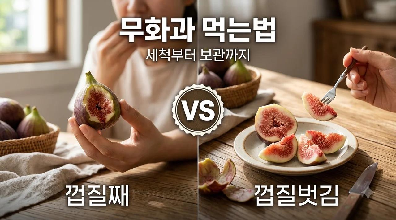 무화과 먹는법 껍질째 먹는 세척 팁과 맛있는 보관 레시피